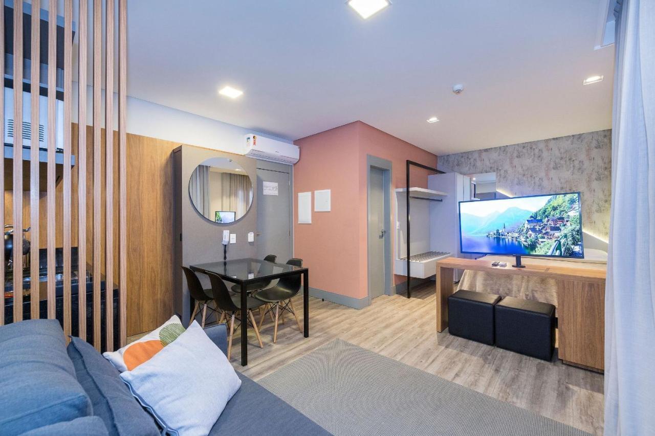 AION suítes 204 - Compacto e luxuoso Loft - Rooftop com piscina e academia - À poucos passos da praia Bombinhas Exterior foto
