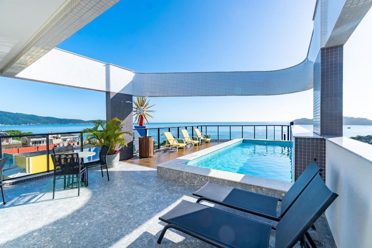 AION suítes 204 - Compacto e luxuoso Loft - Rooftop com piscina e academia - À poucos passos da praia Bombinhas Exterior foto